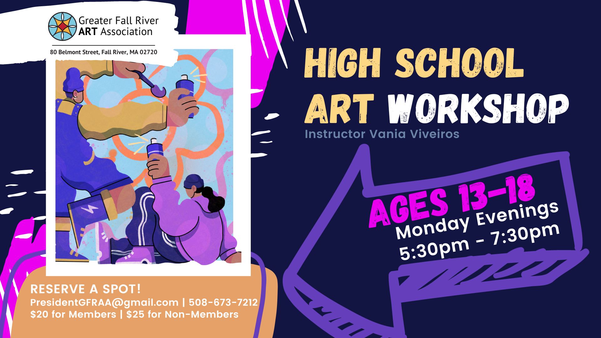 High School Art Workshops for Teens